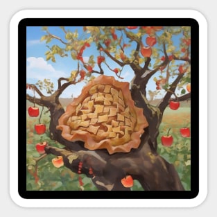 Apple Pie Vintage Since Picture Sweet Kawaii Art Sticker